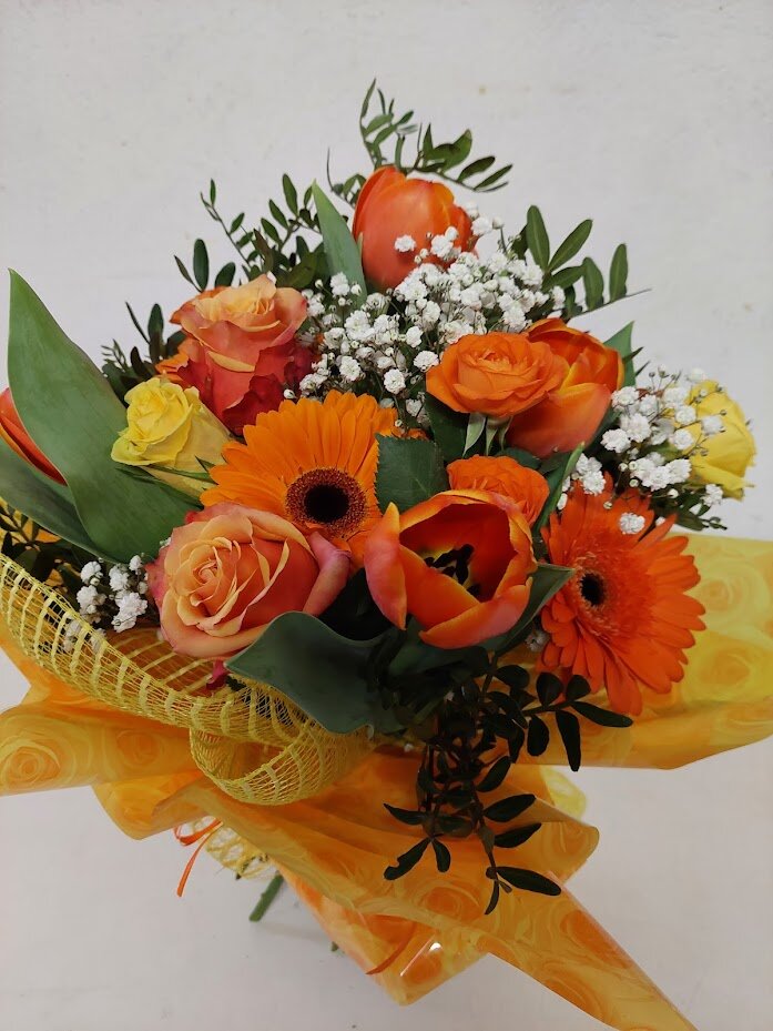 Bouquet di rose e tulipani - Orticola Zappa